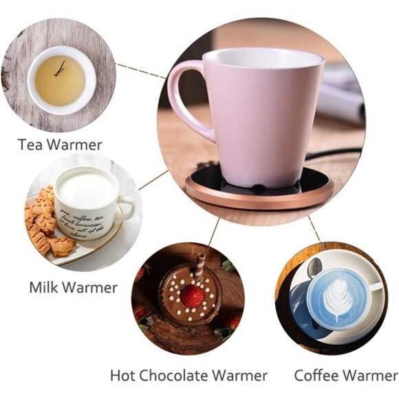 Coffee Mug Warmer -18Watt Auto Shut Off Cup Warmer Heating Plate - Picture 2 of 7